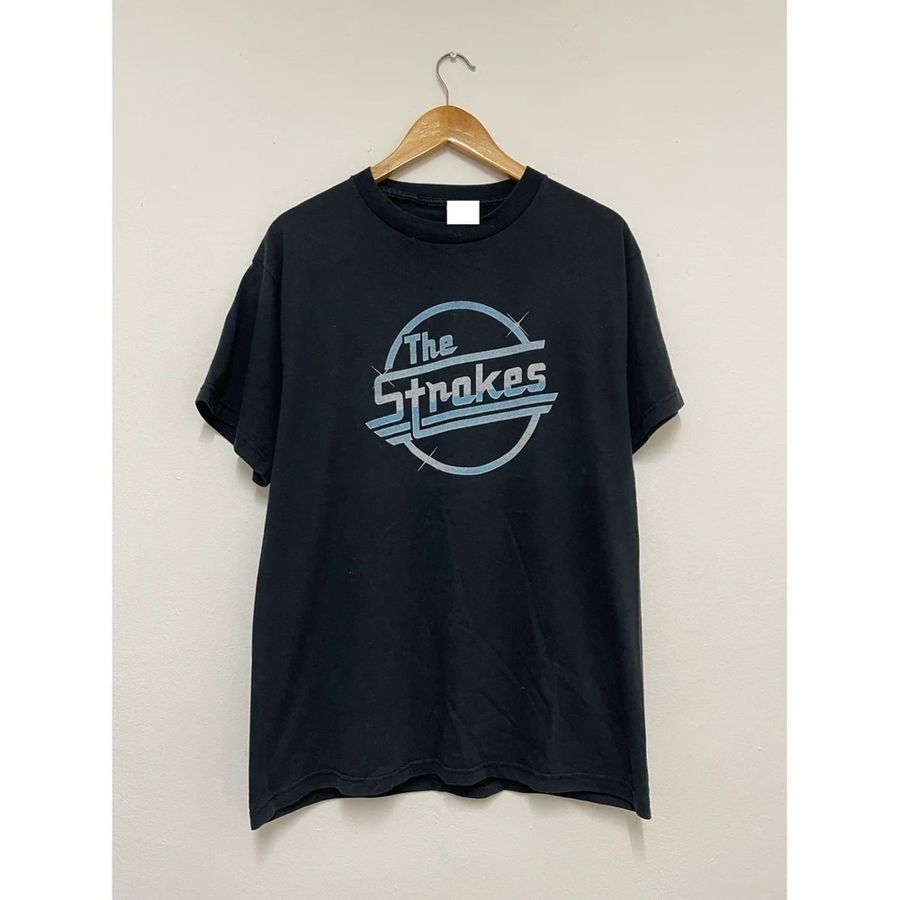 Vintage 90S The Strokes Logo Rock Tshirt